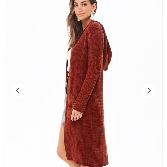 ✨HP! Ribbed Knit Longline Chenille Cardigan - Picture 2 of 5